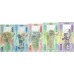 PNew (PN700-PN704) Central African States - 500-10.000 Francs Year 2020 (2022) (Set of 5 Notes)